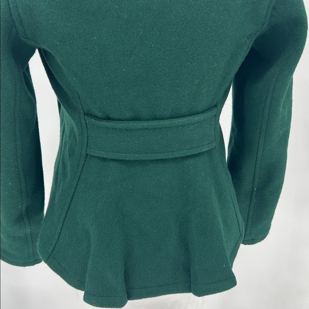 VTG Fidelity Green Wool Peacoat Women XS Military Double Breasted Made USA - Picture 8 of 15
